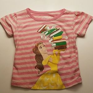 Pink striped Belle shirt